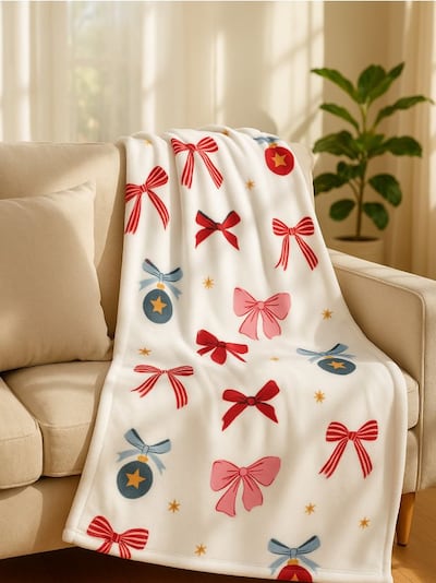 Sega ar Ziemassvētku apdruku