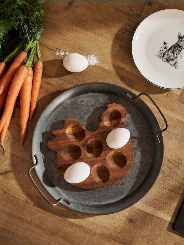 Sinsay - Tavă de servire în formă de găină - bej