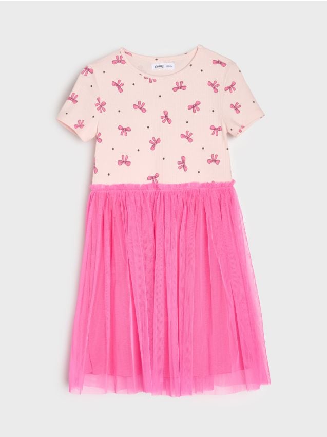 Sinsay - Sukienka babydoll - wielobarwny