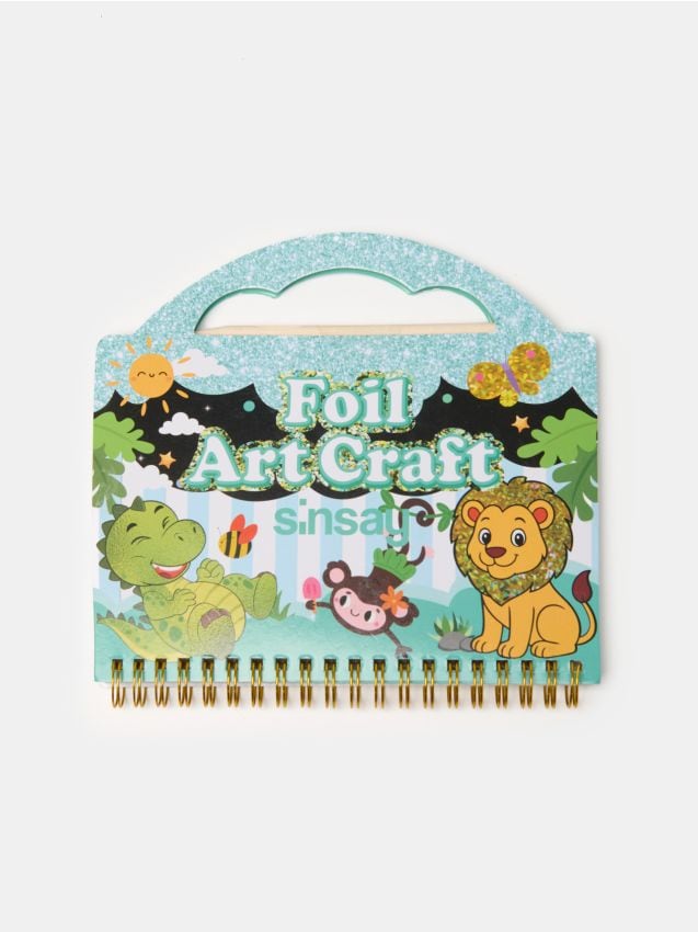 Sinsay - Set creativ cu stilou și planșe de colorat 35 pack - multicolor