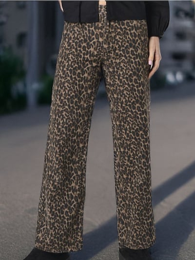 Farmerke širokih nogavica i niskog struka