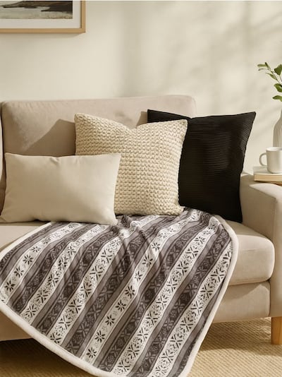 Плед з зимовим мотивом