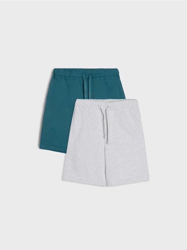 Sinsay - Luźne szorty do kolan 2 pack - szary