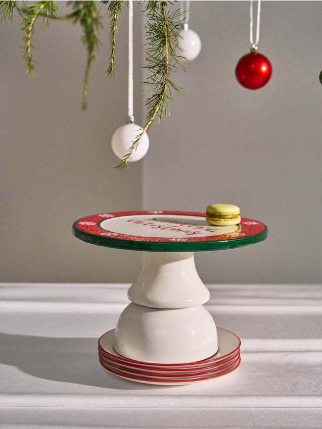 Sinsay - Stojan na tortu s vianočným motívom - viacfarebná