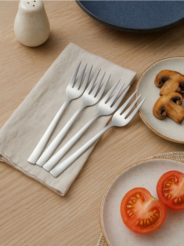 Sinsay - Vidličky 4 Pack - strieborná