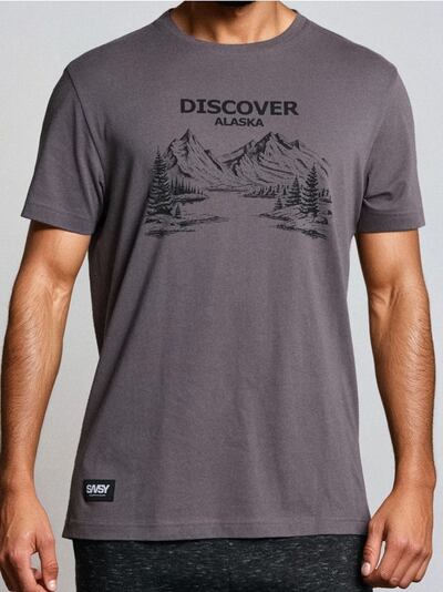 Puuvillane t-särk pildiga