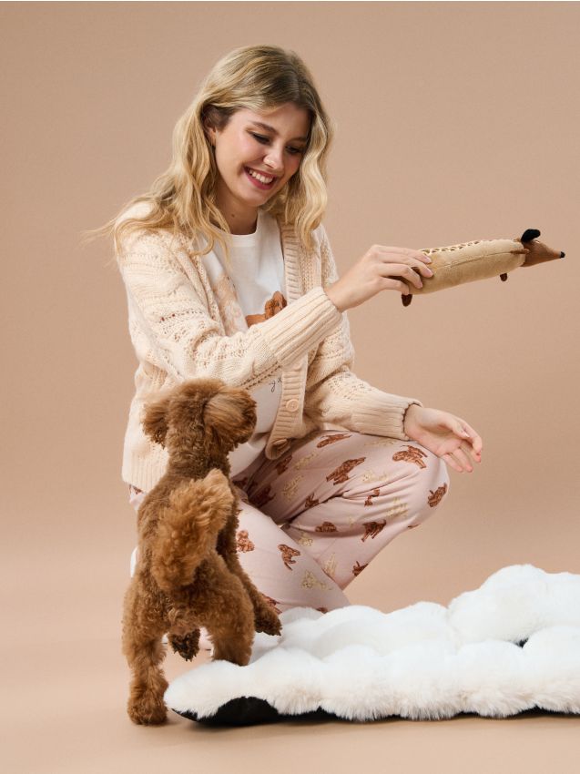 Sinsay - Jucărie de pluș pentru câini cu sunet - bej