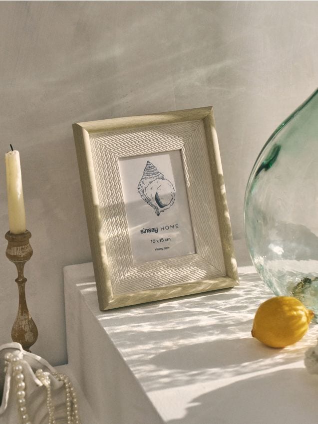 Sinsay - Ramă foto - crem