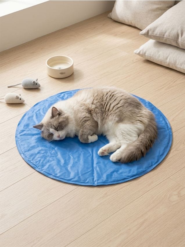 Sinsay - Saltea răcoritoare rotundă pentru animale - bleumarin