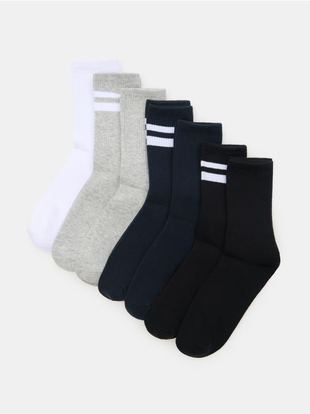 Sinsay - Súprava 7 párov ponožiek - viacfarebná