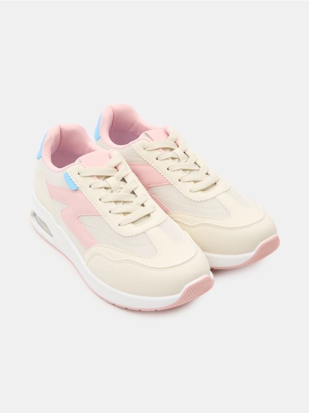 Sinsay - Sneakers cu șireturi - multicolor