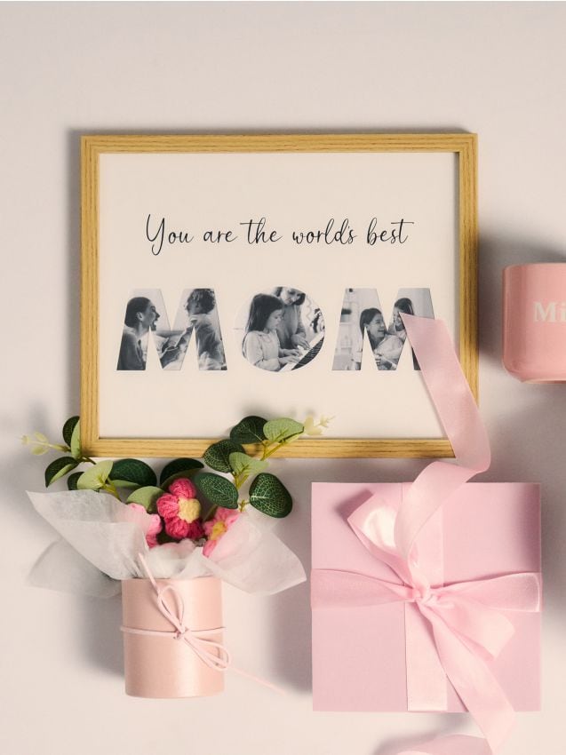 Sinsay - Ramă foto pentru Ziua Mamei - bej