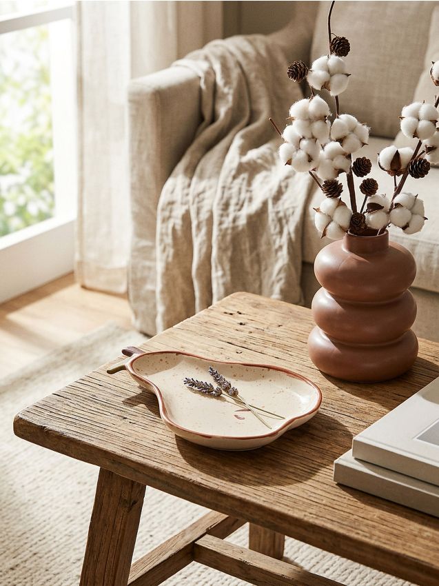 Sinsay - Tavă decorativă din ceramică - crem