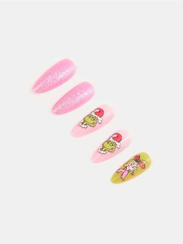 Sinsay - Set de unghii false Grinch - multicolor