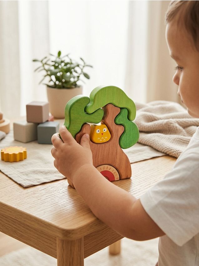 Sinsay - Puzzle din lemn - multicolor