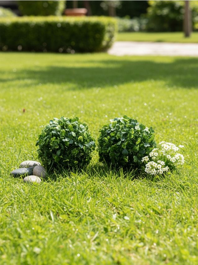 Sinsay - Bile decorative din buxus artificial 2 pack - verde