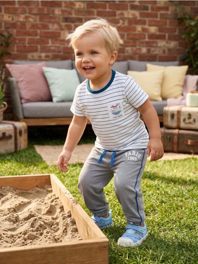 Sinsay - Pantaloni din bumbac jogger - gri deschis