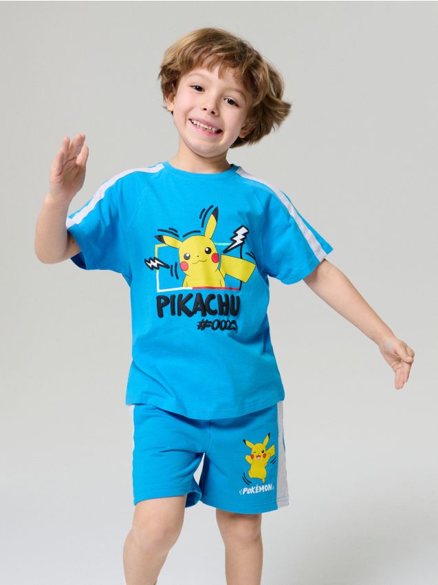 Sinsay - Pantaloni scurți Pokémon - albastru