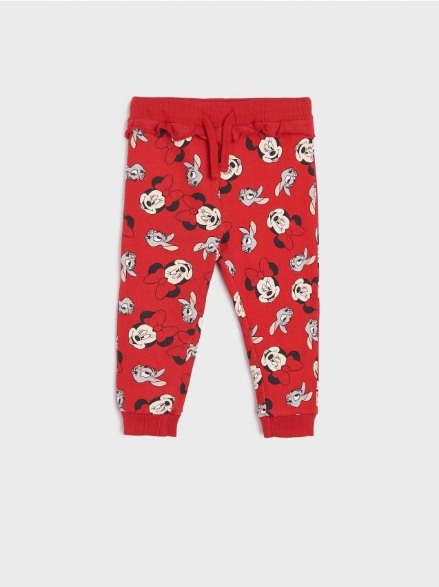Minnie Mouse sweat joggers Color red - SINSAY - 5374I-33X