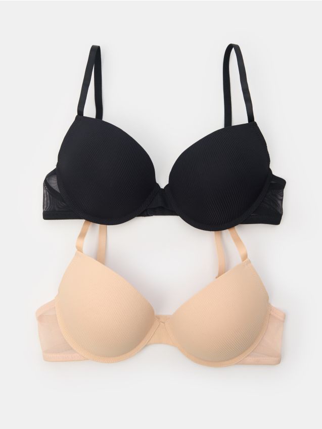 Sinsay - Súprava 2 push up podprseniek - viacfarebná