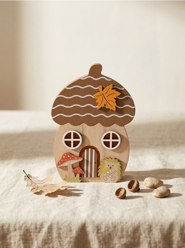 Sinsay - Lampă LED în formă de ciupercă - maro