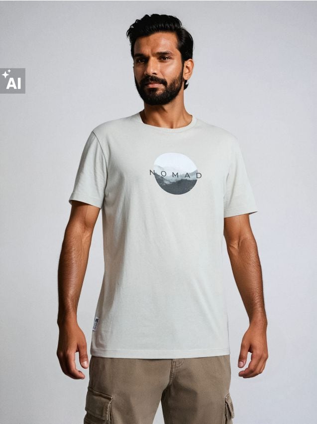 Sinsay - Tricou cu mânecă scurtă - nude