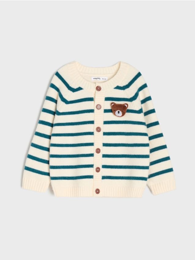 Sinsay - Cardigan cu motiv de ursuleț - multicolor