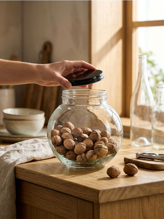 Sinsay - Borcan pentru alimente cu capac - alb