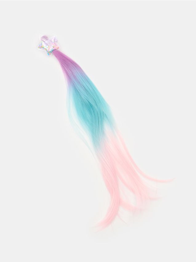 Sinsay - Spona do vlasov so syntetickými vlasmi - viacfarebná