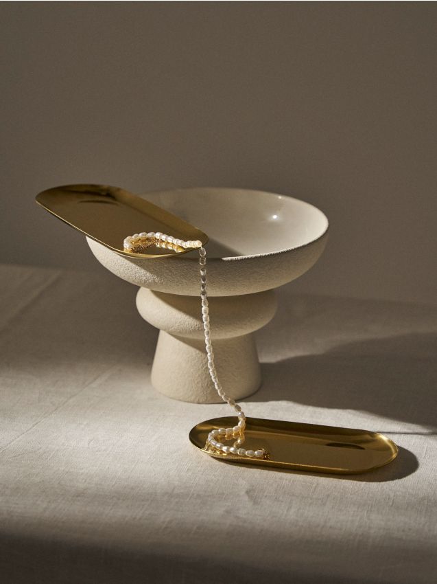 Sinsay - Set de tăvi decorative - auriu