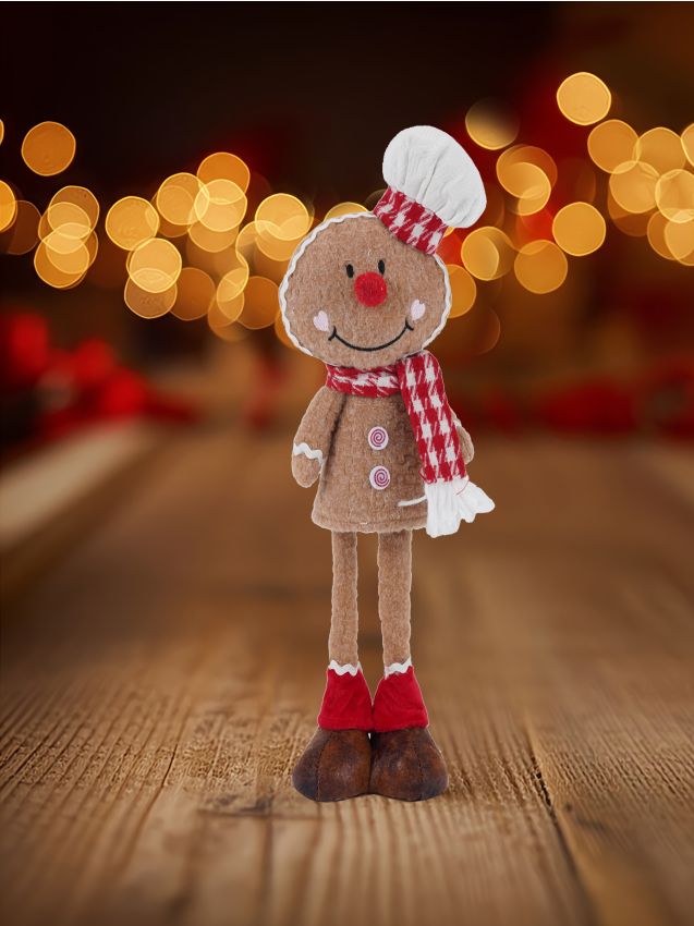 Sinsay - Stojaca vianočná dekorácia v tvare perníkového panáčika - viacfarebná