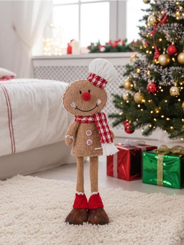 Sinsay - Stojaca vianočná dekorácia v tvare perníkového panáčika - viacfarebná