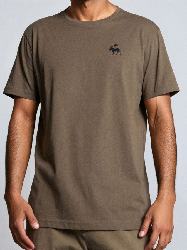 Sinsay - Tricou cu mânecă scurtă - cafeniu