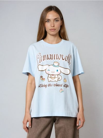 Puuvillane T-särk lühikeste varrukatega Cinnamoroll