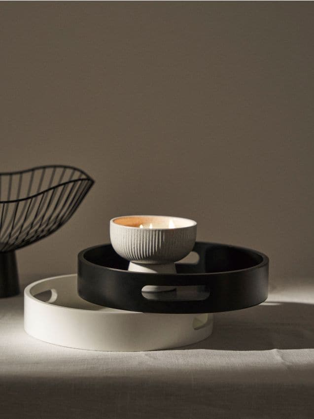 Sinsay - Tavă decorativă rotundă - negru