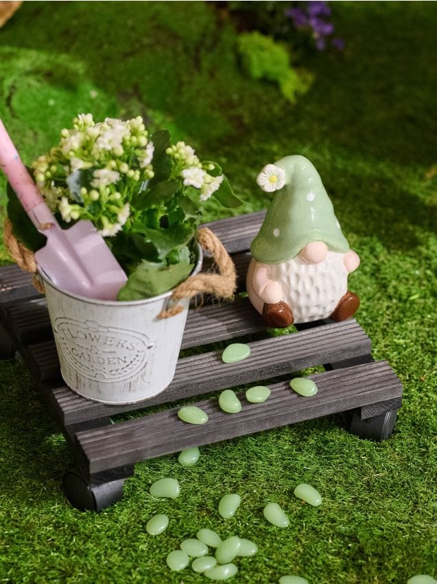 Sinsay - Suport pentru ghiveci în formă de palet - gri-închis