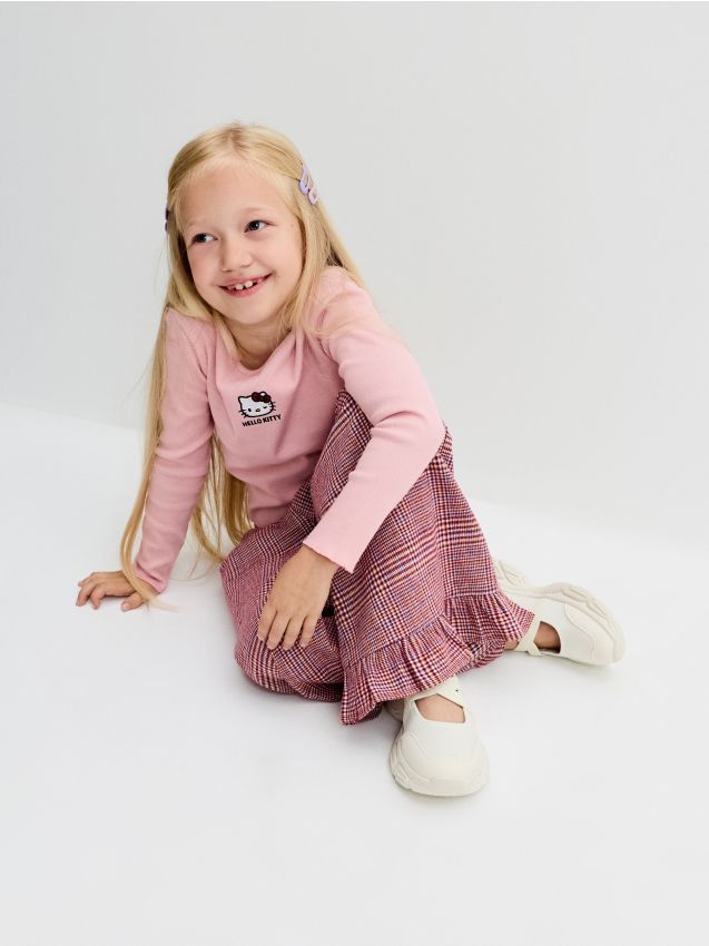 Sinsay - Sneakers tip balerini cu barete elastice - crem