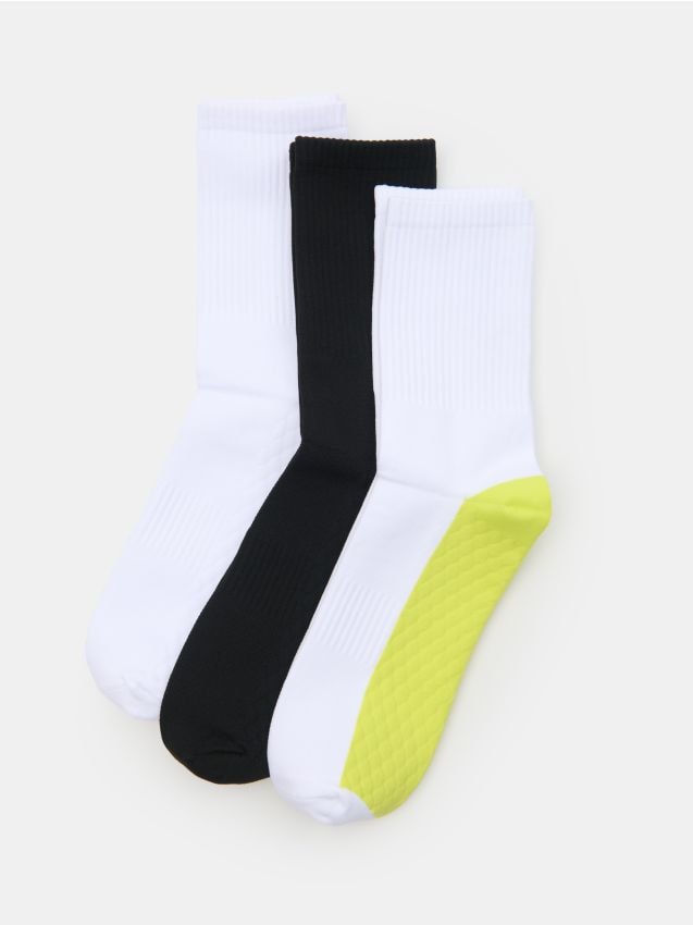 Sinsay - Ponožky 3 kusy - viacfarebná