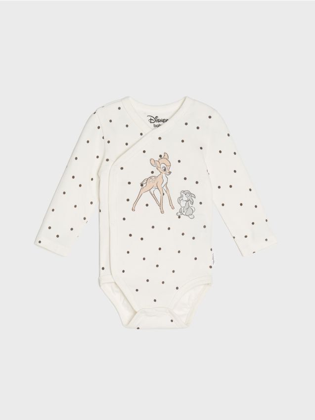 Bawełniane body nadrukiem Bambi