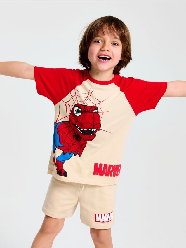 Sinsay - Compleu din jerseu Spider-Man - roșu