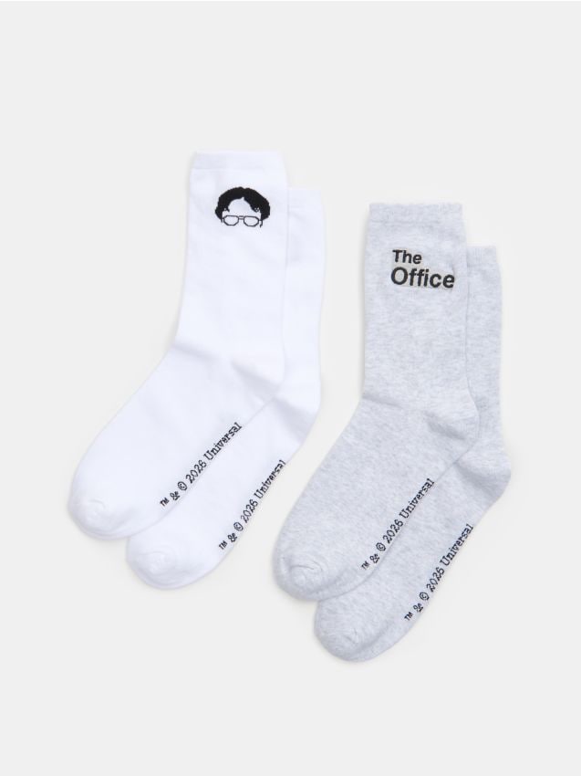 Sinsay - Skarpetki The Office 2 pack - wielobarwny
