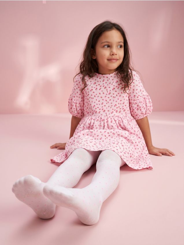 Sinsay - Dresuri din bumbac – pachet 2 bucăți - alb