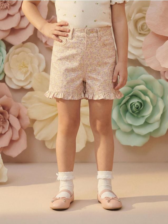 Sinsay - Szorty jeansowe - wielobarwny