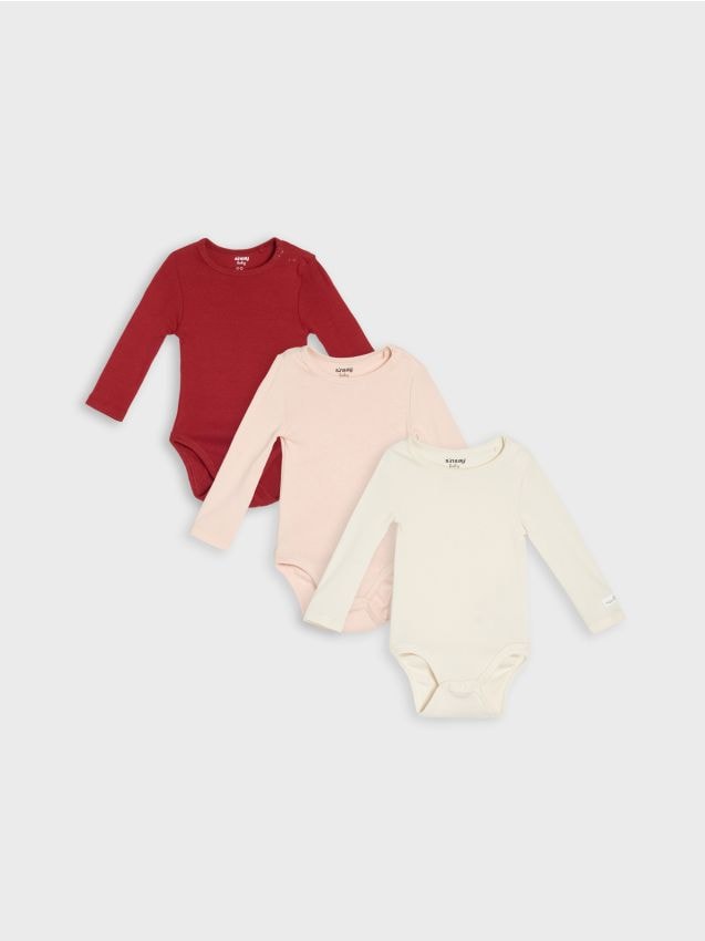 Sinsay - Súprava 3 body - krémová