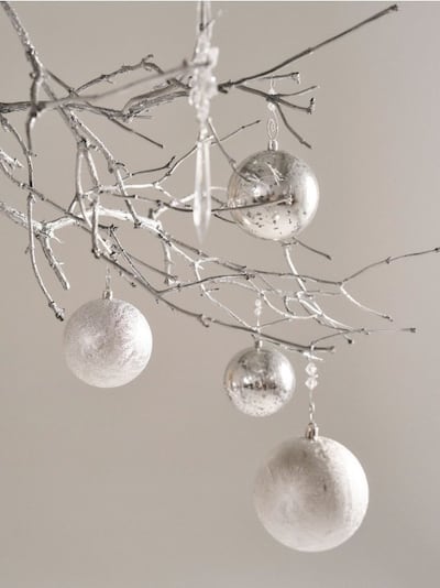 Súprava 4 vianočných ozdob