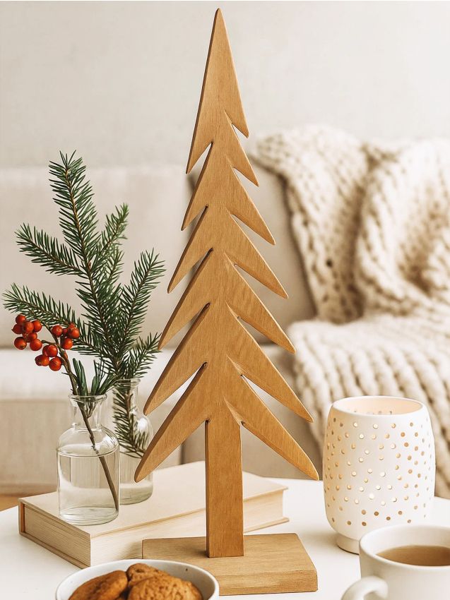 Sinsay - Stojaca vianočná dekorácia - béžová