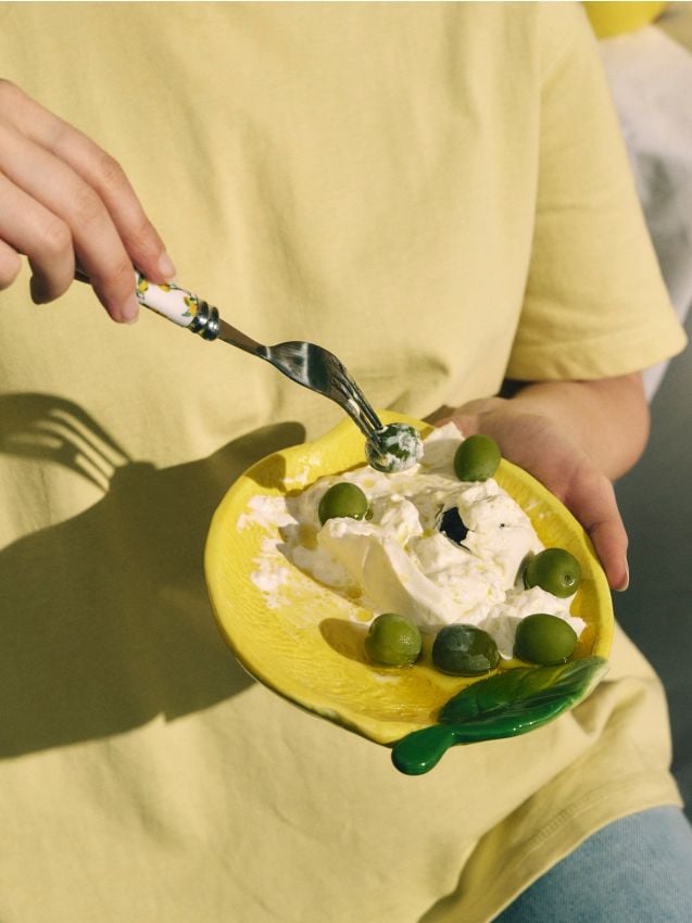 Sinsay - Platou în formă de lămâie - galben