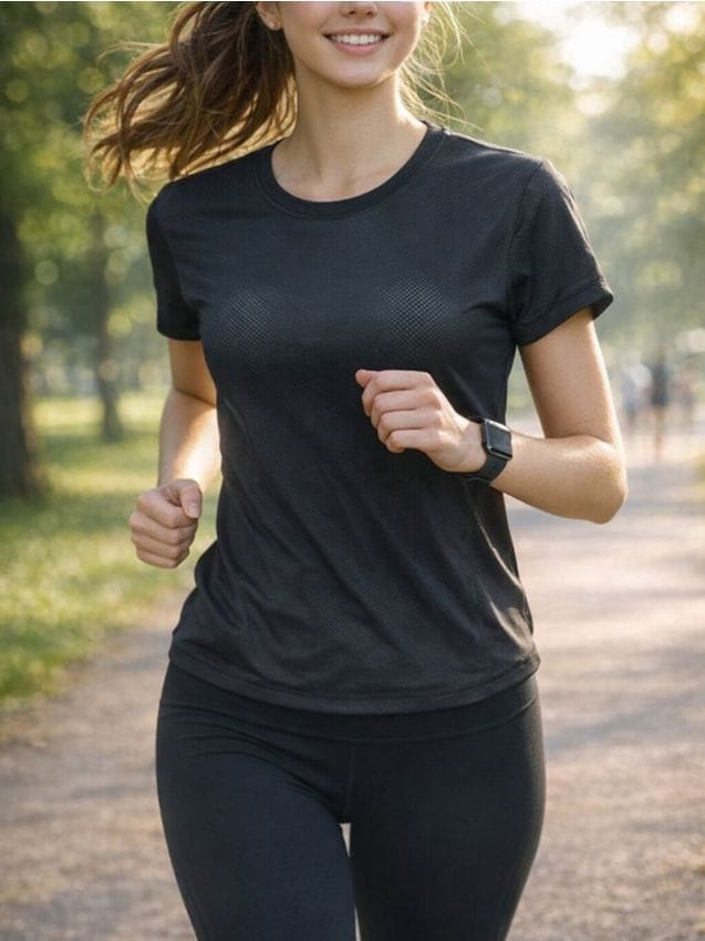 Sinsay - Tricou basic cu mâneci scurte - negru