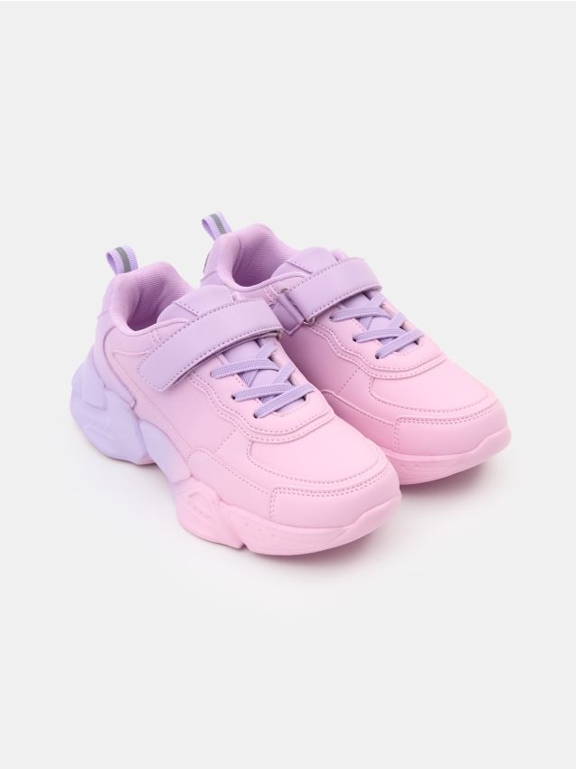 Sinsay - Sneakerși ombre din imitație de piele - multicolor