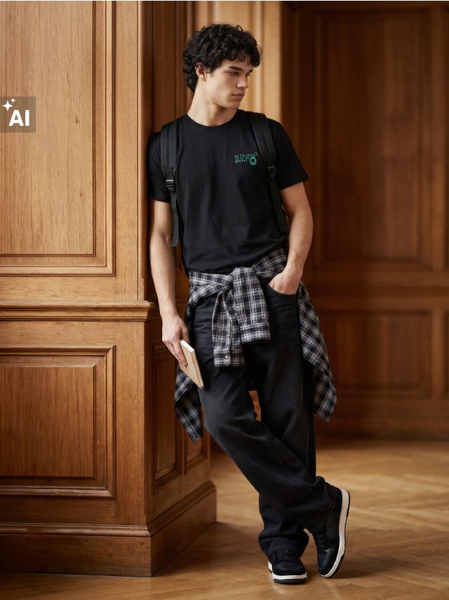 Sinsay - Tricou din bumbac cu imprimeu Tamagotchi - negru